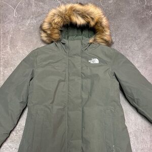 North face Women's Down Parka with Fur Trim